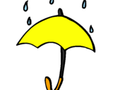 Desenho Guarda-chuva pintado por umbrella
