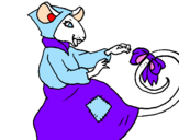 Desenho La ratita presumida 7 pintado por biboccaboboca