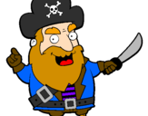 Desenho Pirata pintado por emerson