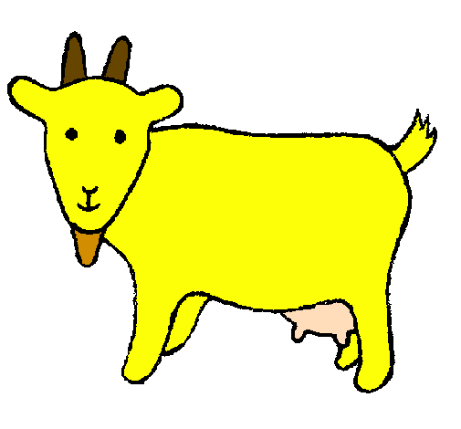 Desenho Cabra pintado por cabrinha