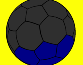 Desenho Bola de futebol II pintado por j0eoedwaf