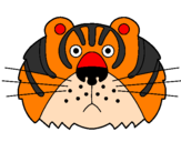 Desenho Tigre III pintado por TIGOR