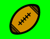 Desenho Bola de futebol americano II pintado por gaby jahnke