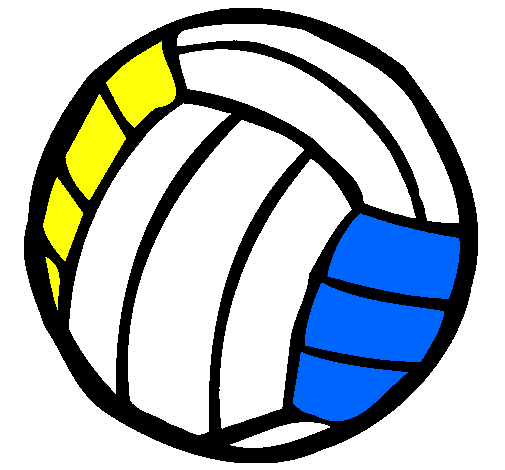 Desenho Bola de voleibol pintado por Bola de Voleibol Fe
