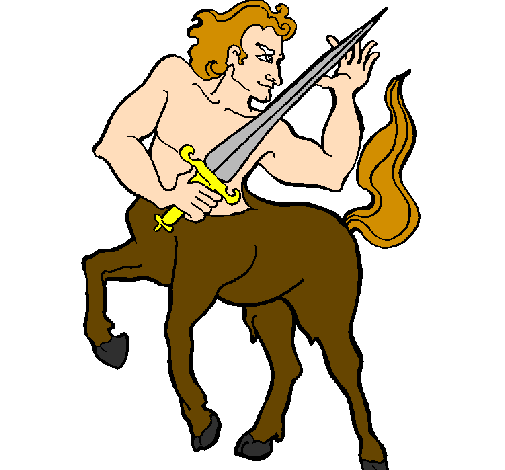 Desenho Centauro pintado por centauro