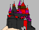 Desenho Castelo medieval pintado por Bruno