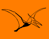 Desenho Pterodáctilo pintado por victor