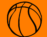 Desenho Bola de basquete pintado por ben10
