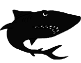 Desenho Tubarão pintado por tubarão