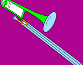 Desenho Trombone pintado por joãomigas2