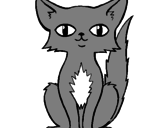 Desenho Gato persa pintado por ssss