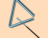 Desenho Triângulo pintado por Geovanna 