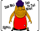 Desenho Bad Bill pintado por deco