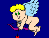 Desenho Cupido pintado por allana19