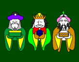 Desenho Os Reis Magos 4 pintado por FELIPE