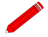 Desenho Lápis II pintado por lapis vermelho 