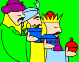 Desenho Os Reis Magos 3 pintado por marcos vinicius
