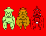 Desenho Os Reis Magos 4 pintado por gustavo