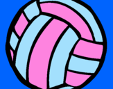 Desenho Bola de voleibol pintado por Gabrielle