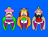 Desenho Os Reis Magos 4 pintado por reis d@ vida