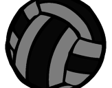 Desenho Bola de voleibol pintado por andy