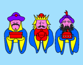 Desenho Os Reis Magos 4 pintado por sara
