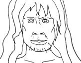 Desenho Homo Sapiens pintado por joel