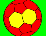 Desenho Bola de futebol II pintado por diana ribeiro silva