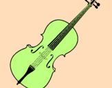 Desenho Violino pintado por ALISON