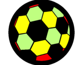 Desenho Bola de futebol III pintado por diana ribeiro silva