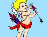 Desenho Cupido  pintado por Baby