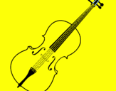 Desenho Violino pintado por ALISON