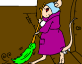 Desenho La ratita presumida 1 pintado por ADELIO
