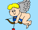 Desenho Cupido pintado por vitoria 23