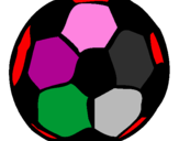 Desenho Bola de futebol pintado por GONÇALO