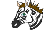 Desenho Zebra II pintado por pedro henrique diniz mene