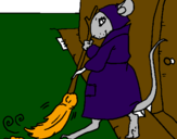 Desenho La ratita presumida 1 pintado por gabriela cardoso
