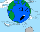 Desenho Terra doente pintado por jehnifer10.000gata