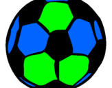Desenho Bola de futebol pintado por Ailson