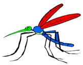 Desenho Mosquito pintado por julio 