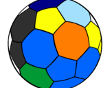 Desenho Bola de futebol II pintado por derek