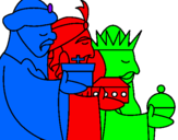 Desenho Os Reis Magos 3 pintado por tarlison