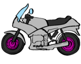 Desenho Motocicleta pintado por meu pai Anselmo p Sabrina