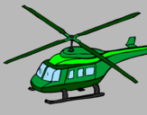 Desenho Helicoptero  pintado por helecoptero