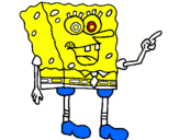 Desenho SpongeBob pintado por allison
