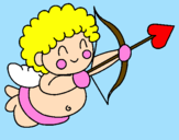 Desenho Cupido  pintado por valentina cabrera