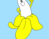 Desenho Banana pintado por gabriela