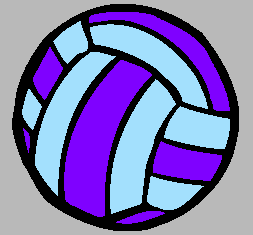 Desenho Bola de voleibol pintado por geovana