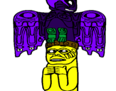 Desenho Totem pintado por gorram