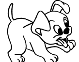 Desenho Cachorro pintado por dog